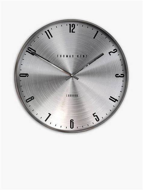 Thomas Kent 21" Jewel Wall Clock Platinum