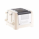 Dualit Lite 4 Slice Toaster in Canvas White