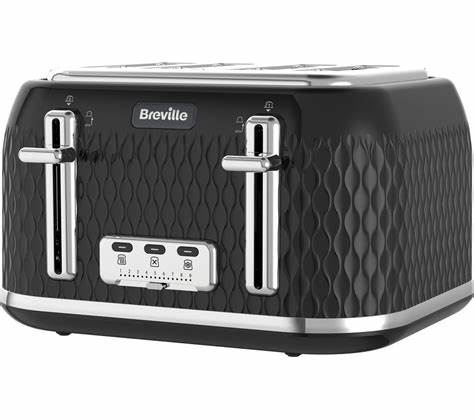 Breville Curve 4 Slice Toaster Black