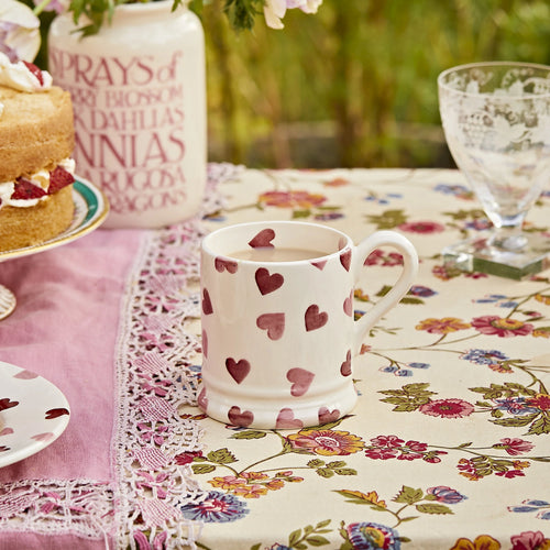 Emma Bridgewater Pink Hearts 1/2 Pint Mug