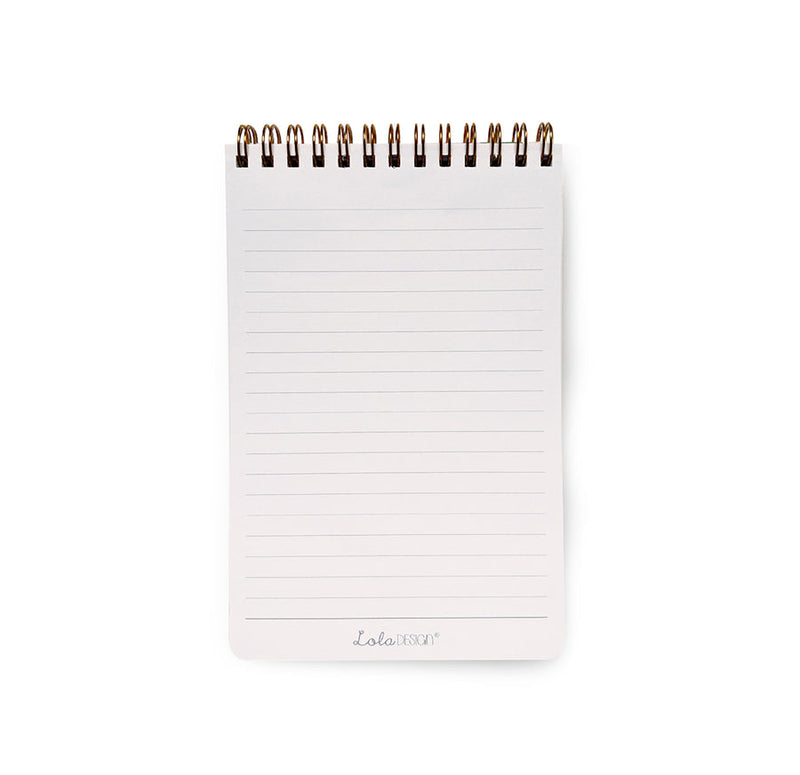 Lola Designs - BEE REPORTER NOTEPAD WITH ELASTIC CLOSURE