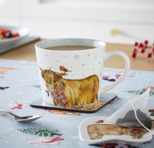 COOKSMART CHRISTMAS ON THE FARM - CONICAL CHINA MUG