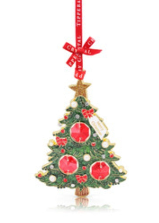 Tipperary Crystal Gem Christmas Decoration - Tree