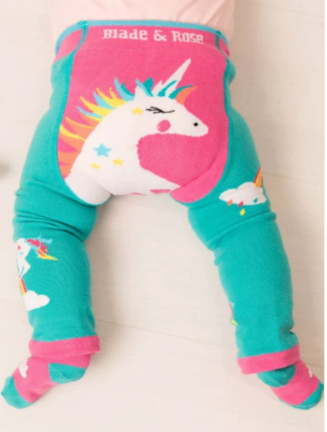 Blade and Rose Flying Unicorn Leggings - 2-3 Years