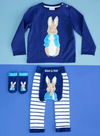 Blade and rose Peter rabbit navy socks 2-3 years