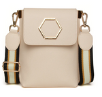 Alice Wheeler  Cream - Brompton Honeycomb Cross Body Bag