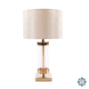 Tara JANE GLASS CYLINDER LAMP BRONZE/GOLD 54CM