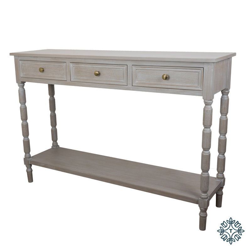 Tara MELODY 3 DRAWER CONSOLE TABLE