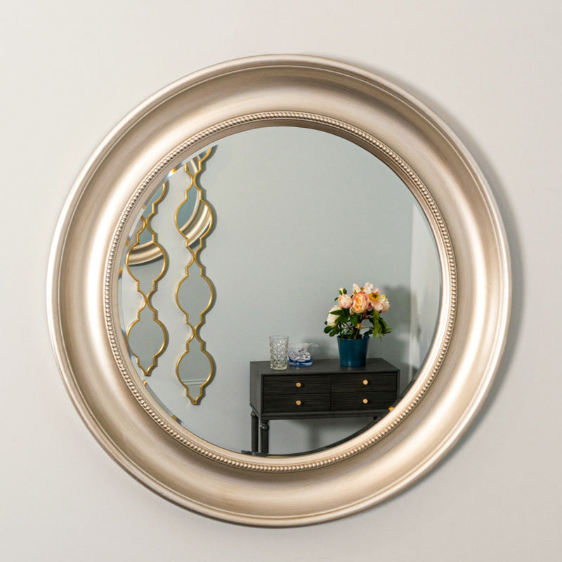 Tara Lena Wall 90cm Mirror Beaded Round