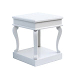 Tara Lane Scroll Ivory End Table