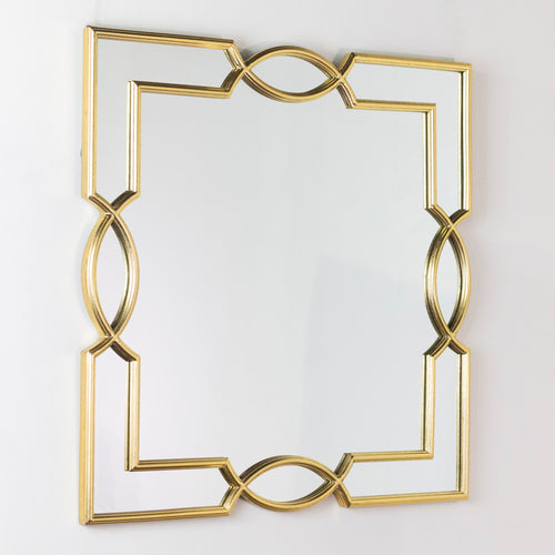 Tara Living Odessa Square Mirror Gold 80cm