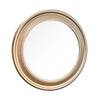 Tara Macy Round Mirror Champagne 90cm