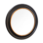 Tara Macy Round Mirror Black /Gold Mirror 90cm