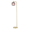 Tara Living Blake smoked glass floor lamp 158cm