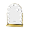 Tara Hollywood Bulb Arch Vanity LED Mirror Gold 40 x 30cm