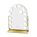 Tara Hollywood Bulb Arch Vanity LED Mirror Gold 40 x 30cm