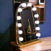 Tara Hollywood Bulb Arch Vanity LED Mirror Gold 40 x 30cm