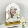 Tara Hollywood Bulb Arch Vanity LED Mirror Gold 40 x 30cm