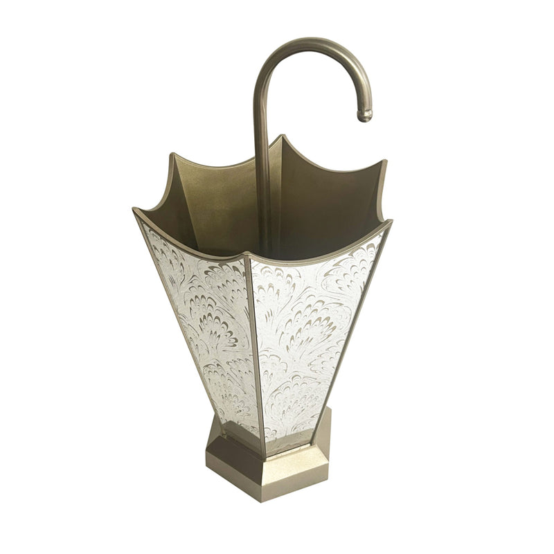 Tara Living Lyra umbrella stand champagne