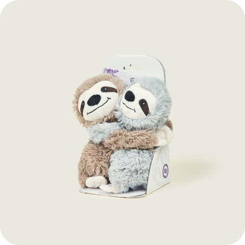 Warmies® Warm Hugs Sloth in tray Microwavable