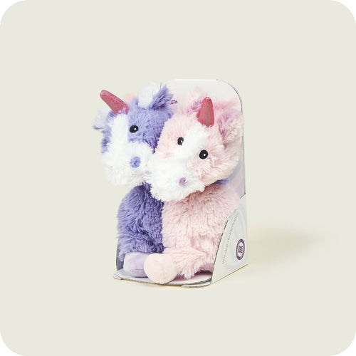 Warmies® Warm Hugs Unicorn in tray Microwavable