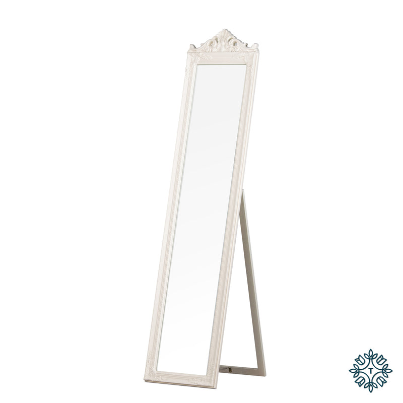 Tara Chateau Cheval Mirror Cream 40 x 172cm