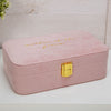 WID AMORE PINK VELVET JEWELLERY BOX MOTHER OF THE GROOM