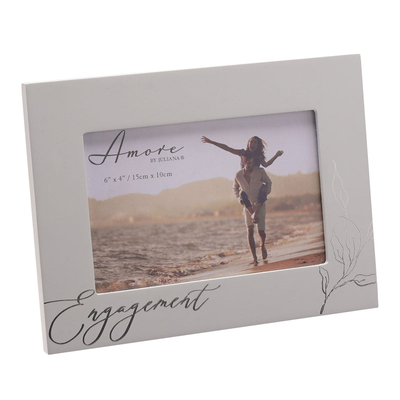 WID AMORE GREY PHOTO FRAME ENGAGEMENT 6" X 4" PRODUCT CODE: AM233