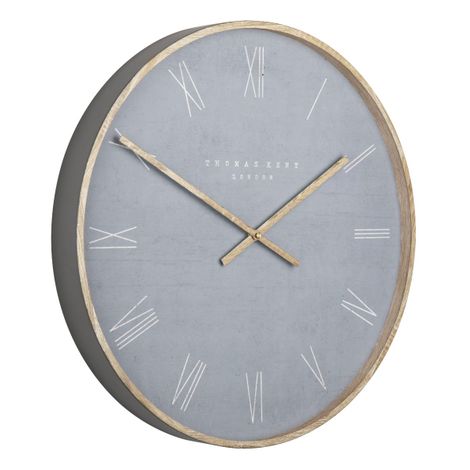 THOMAS KENT 21 NORDIC WALL CLOCK CEMENT