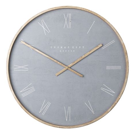 THOMAS KENT 21 NORDIC WALL CLOCK CEMENT