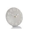 Thomas Kent 6" Arabic Mantel Clock Dove Grey