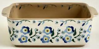 Nicholas Mosse Small Square Oven Dish Forget Me Not