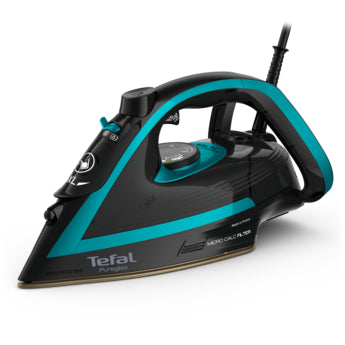 TEFAL PUREGLISS STEAM IRON – 3000W / BLACK & BLUE