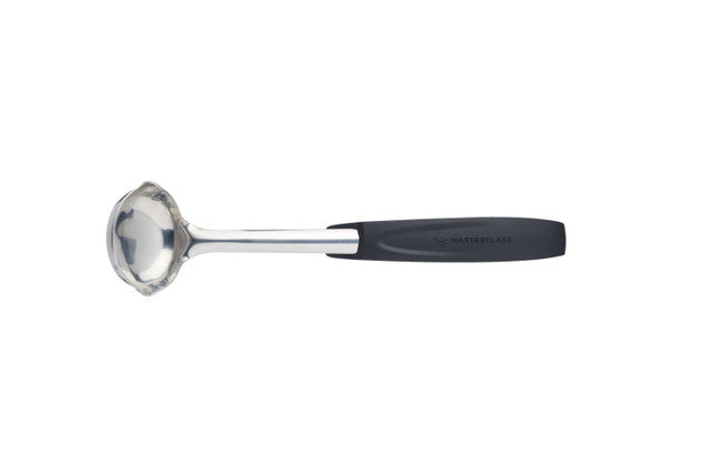 MasterClass Stainless Steel Sauce Ladle - Black