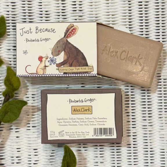 Alex Clark Just Because - Rhubarb & Ginger Soap