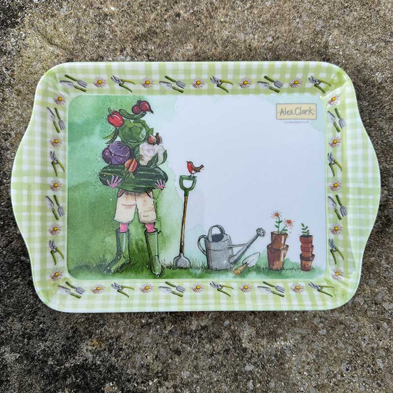 Alex Clark Vegetable Garden Small Tray