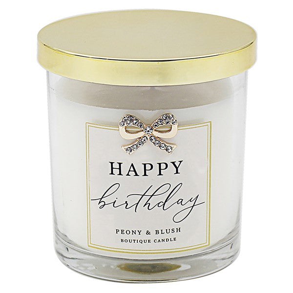 JD Madelaine by Hearts Designs Candle Happy Birthday