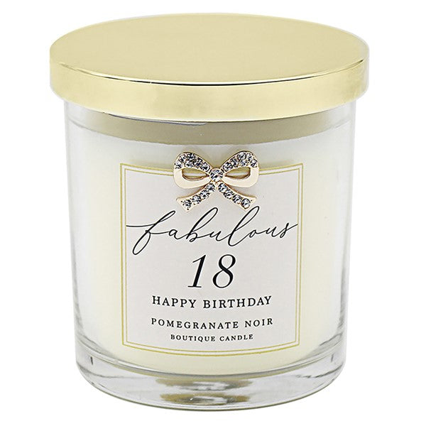 JD Madelaine by Hearts Designs Candle 18th Birthday