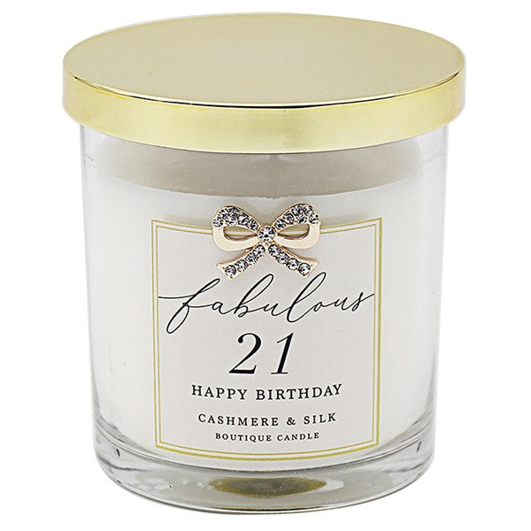 JD Madelaine by Hearts Designs Candle 21st Birthday