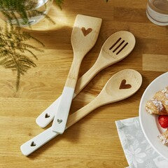 Cooksmart Homestead Set of 3 Bamboo Utensils