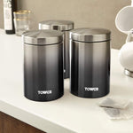 Tower Infinity Ombre Set of 3 Canisters - Graphite