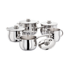 Stellar 1000 Deep 5 Piece Saucepan Set