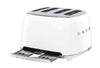 Smeg 4 Slice Retro Toaster - White