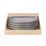 Denby Studio Grey 4 Piece Medium Coupe Plate Set