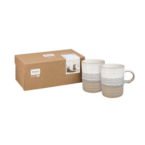 Denby Kiln set of 2 mugs