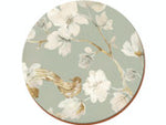 Creative Tops Duck Egg Floral Pack Of 4 Round Premium Placemats