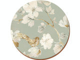 Creative Tops Duck Egg Floral Pack Of 4 Round Premium Placemats